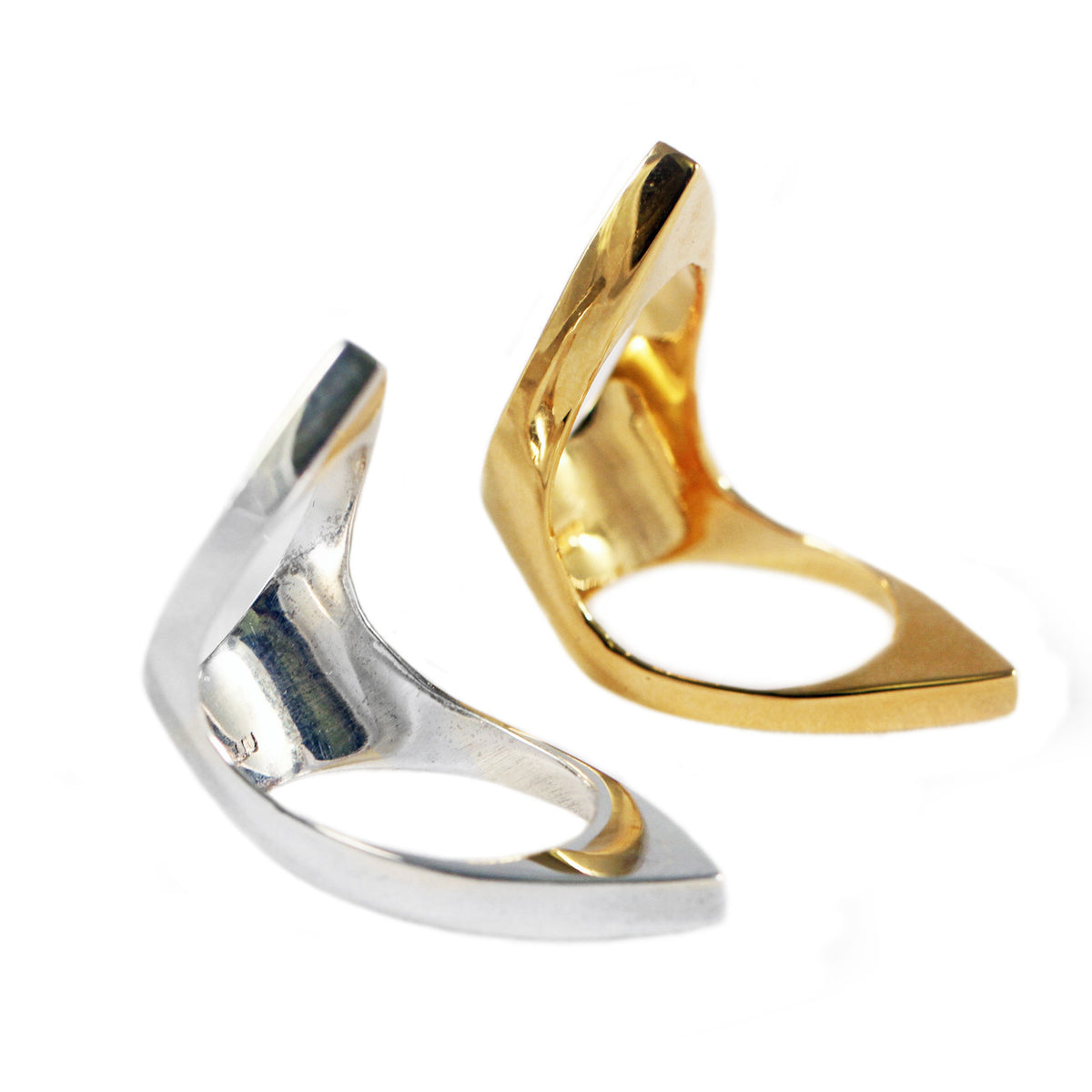 DOUBLE POINTED KNUCKLE RING – ALIBI NYC