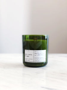 PALO SANTO & SAGE | VIRGIN COCONUT CRÈME WAX & WOODEN WICK CANDLE