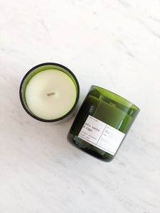 PALO SANTO & SAGE | VIRGIN COCONUT CRÈME WAX & WOODEN WICK CANDLE