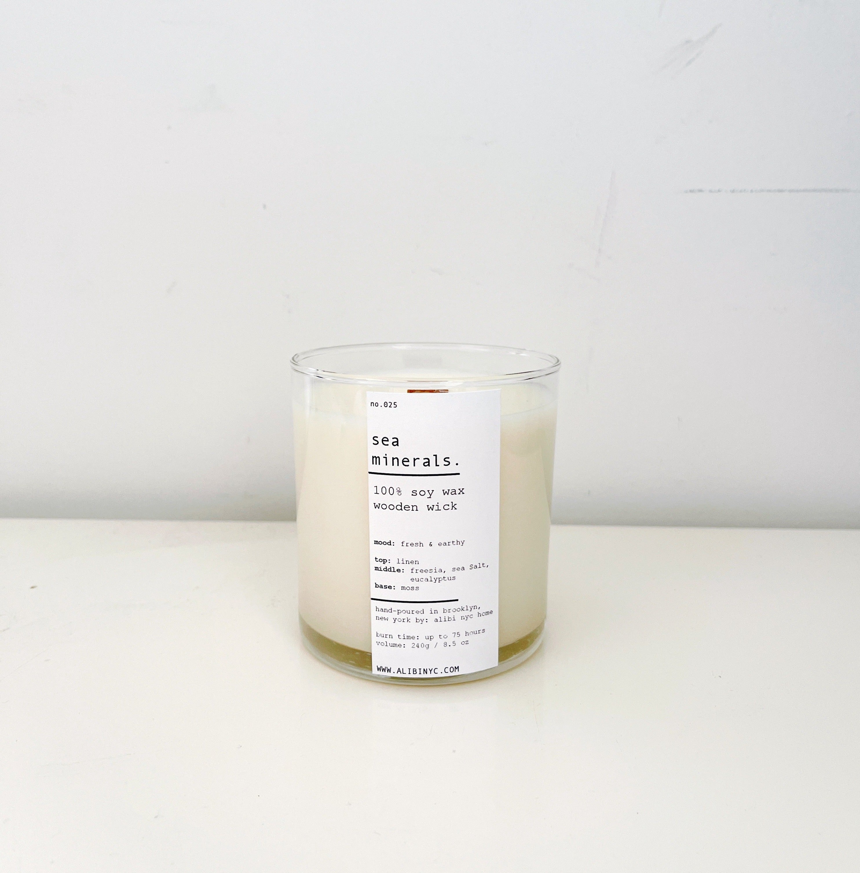 BUBBLE CANDLE  100% SOY CANDLE – ALIBI NYC