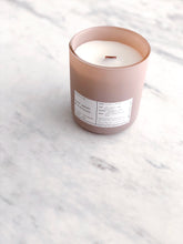 Load image into Gallery viewer, ROSE WATER &amp; HIBISCUS | VIRGIN COCONUT CRÈME WAX &amp; WOODEN WICK CANDLE