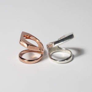 LINEAR KNUCKLE RING